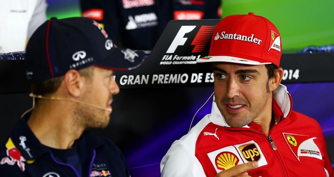 Alonso was the centre of attention