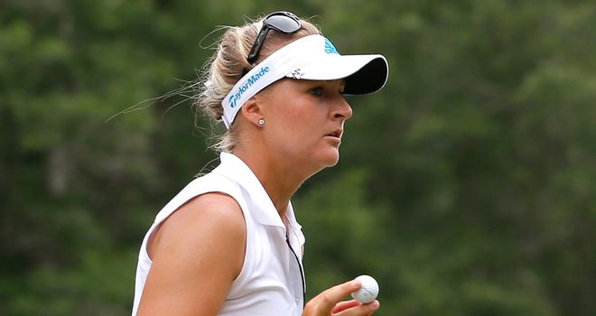New leader: Anna Nordqvist has a one-shot load going into the final round