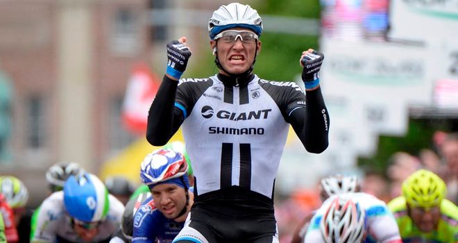 Marcel Kittel won by two bike-lengths