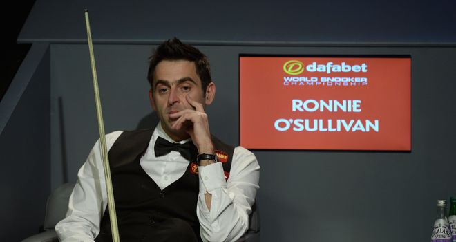 Ronnie O'Sullivan: Has tipped Mark Selby to win more Crucible titles