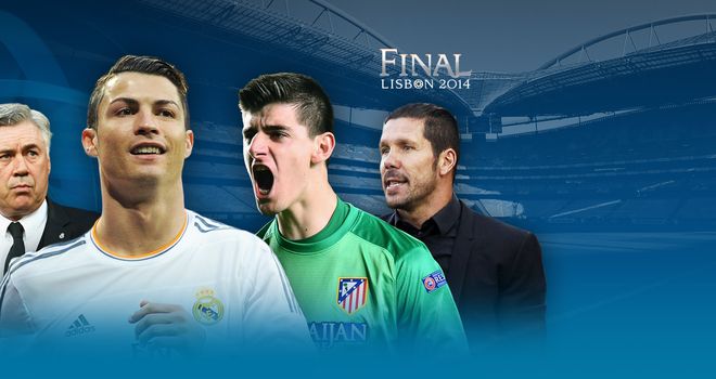 Real Madrid take on city rivals Atletico Madrid in the Champions League final