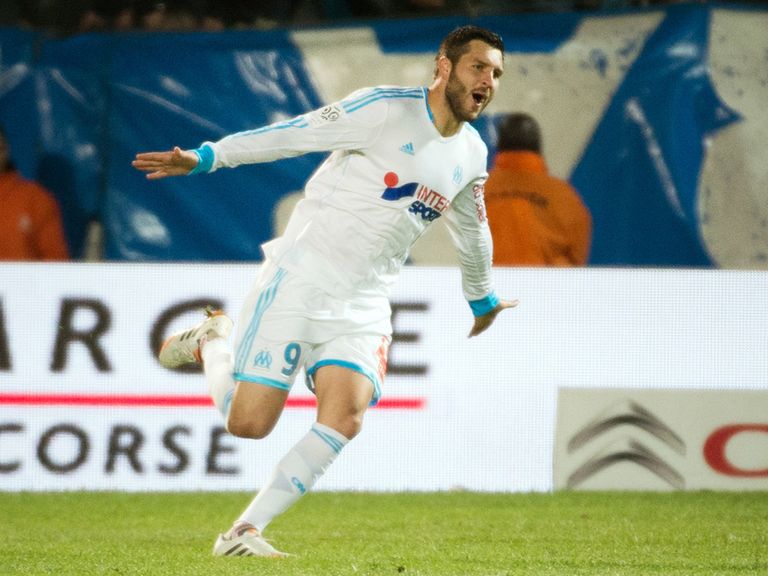 Andre-Pierre Gignac.was on target twice for Marseille