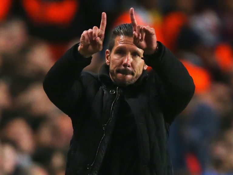 Diego Simeone: Thrilled with his players' efforts against Chelsea