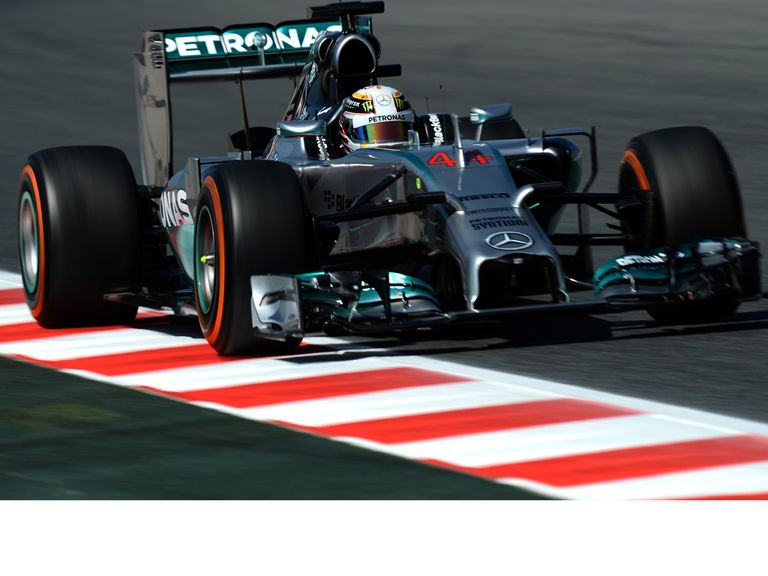 Lewis Hamilton: Shone in second practice for the Spanish Grand Prix
