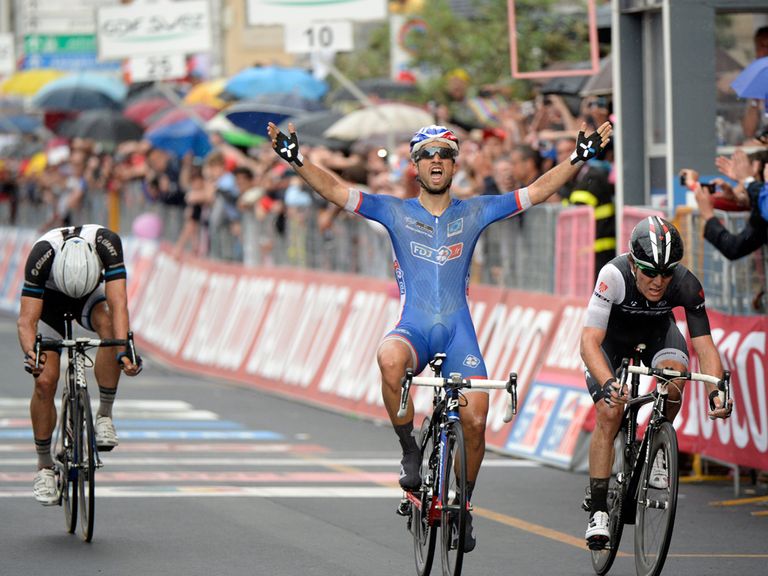 Nacer Bouhanni: Claimed victory in Bari