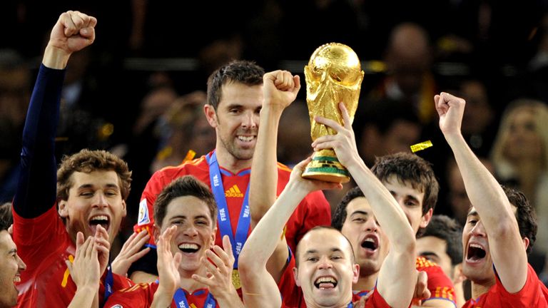 Andres Iniesta: Aiming to keep the World Cup in Spanish hands