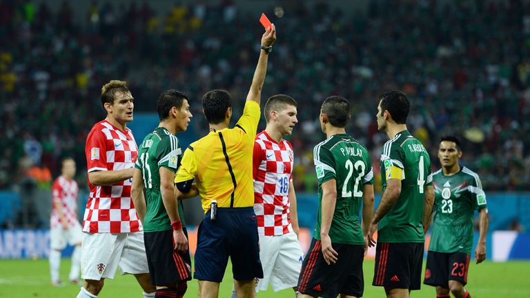 Rebic: Sent off late on
