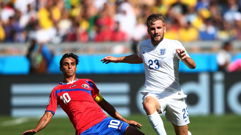 Luke Shaw: Got limited game time at the World Cup