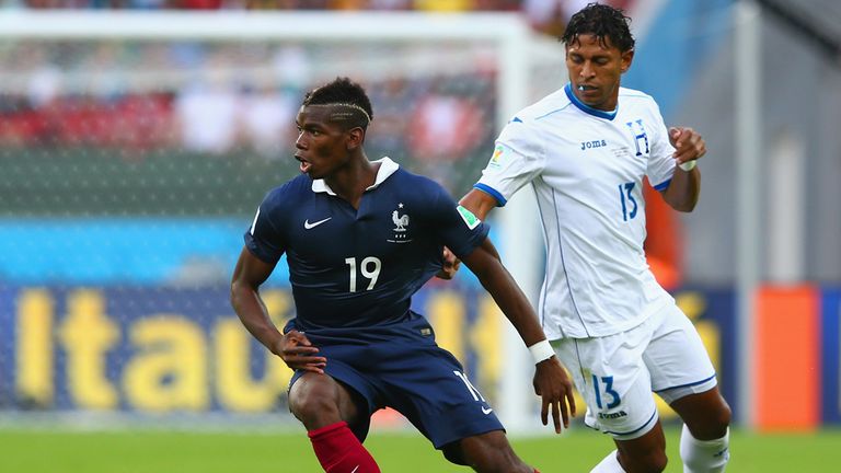 Paul Pogba: Reacted to some of Honduras' challenges on Sunday