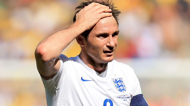 Frank Lampard: Veteran midfielder captained England in 0-0 draw with Costa Rica