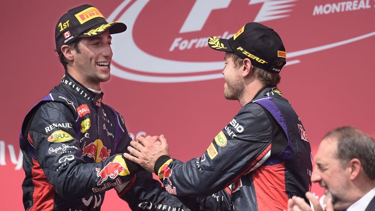 Ricciardo has had the edge on F1's quadruple World Champion