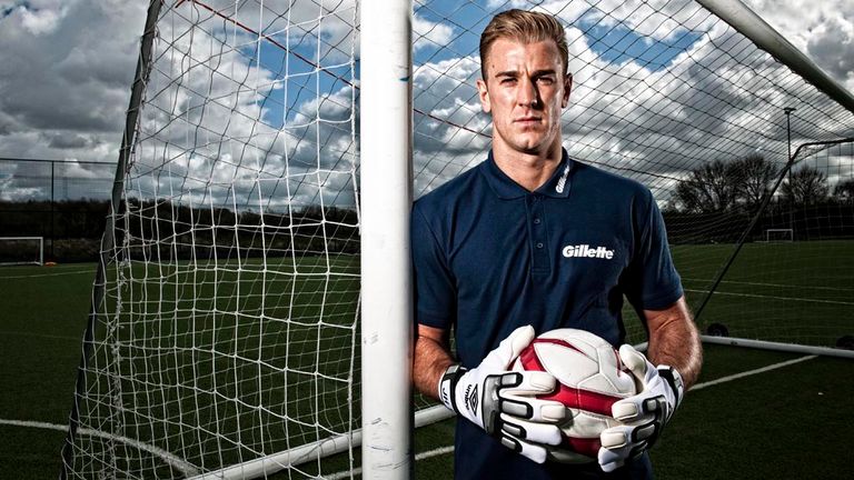 Joe Hart: A study has highlighted the England goalkeeper's ability to read his opponents