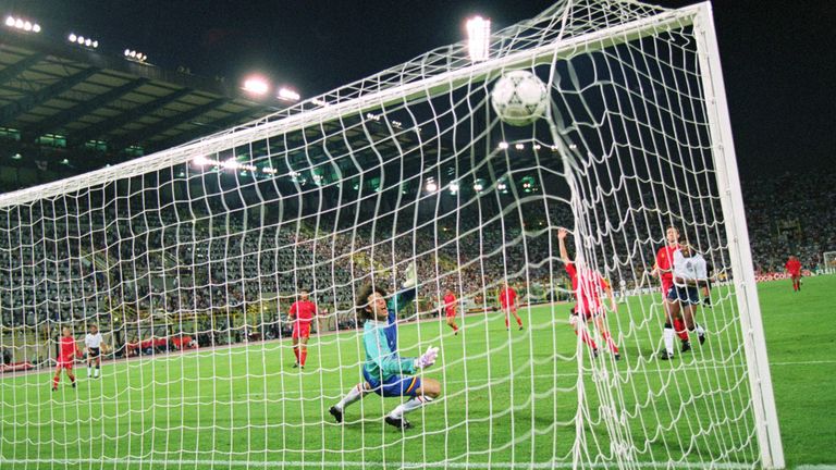 Barnes had the ball in the back of the net against Belgium but it was dubiously disallowed for offside