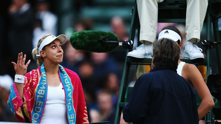 Sabine Lisicki: leads 6-4 1-1 against Ana Ivanovic