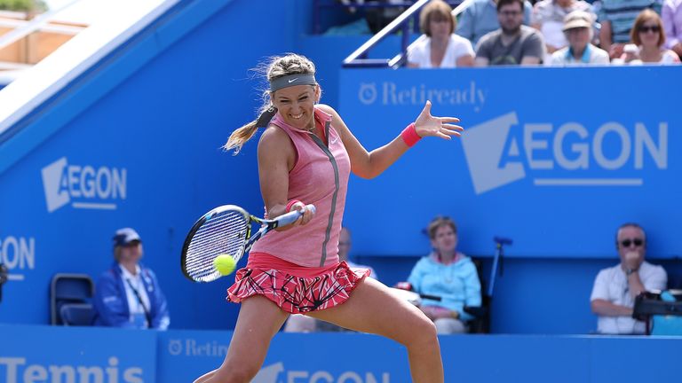 Victoria Azarenka: Lost to Camila Giorgi in first WTA match since March