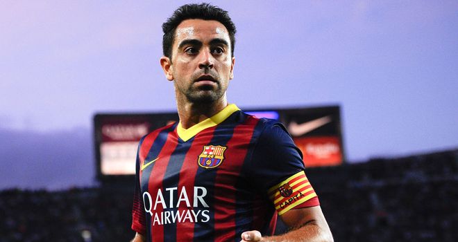 Xavi: Had been linked with move away from Barcelona