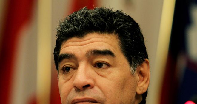 Diego Maradona: Slapped the journalist on Saturday outside a theatre