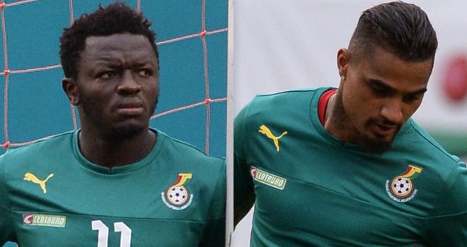 Sulley Muntari and Kevin-Prince Boateng: Kicked out by Ghana FA