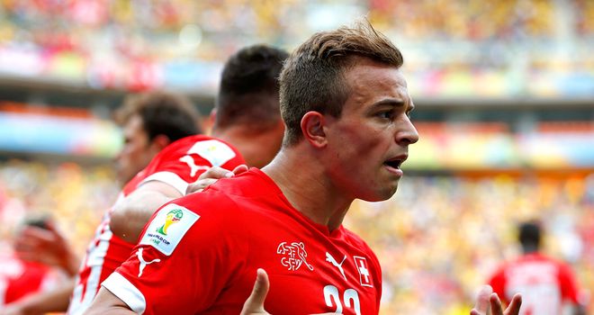 Xherdan Shaqiri: Played a starring role in Switzerland win