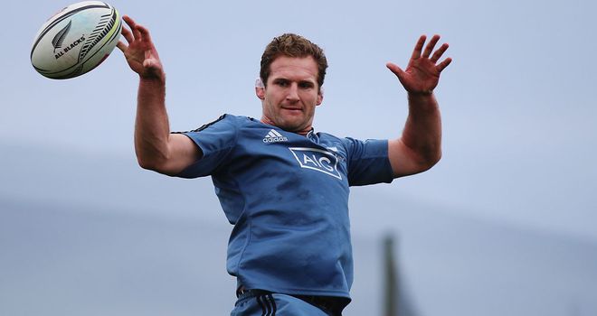 Kieran Read during training in Hamilton this week