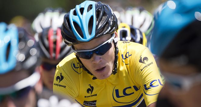 Chris Froome fought off an attack from Alberto Contador to retain the race lead.