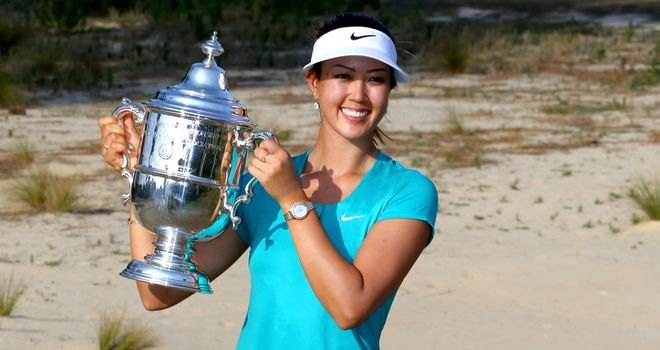 Michelle Wie: Held on for a two-shot win at the US Women's Open