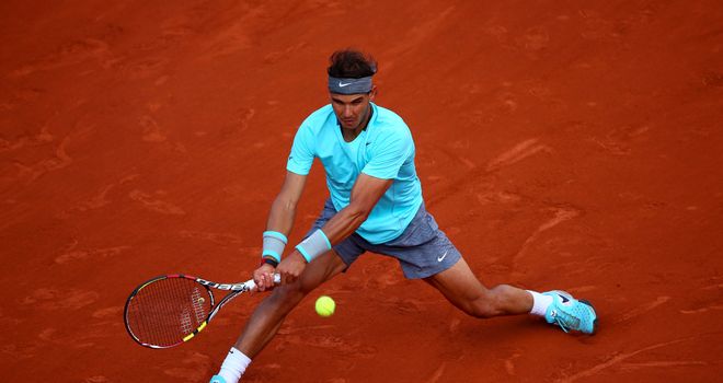 Rafael Nadal: Had far too much for David Ferrer in third and fourth sets