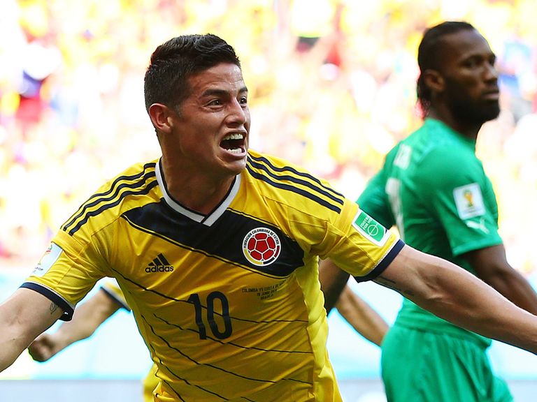 The impressive James Rodriguez can guide Colombia to the quarters