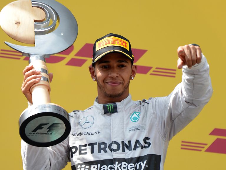 Hamilton: Hopes he'll be holding a winners' trophy at Silverstone