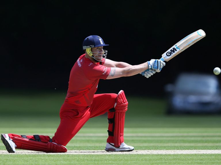 Andrew Flintoff: Played for Lancashire's second XI on Thursday
