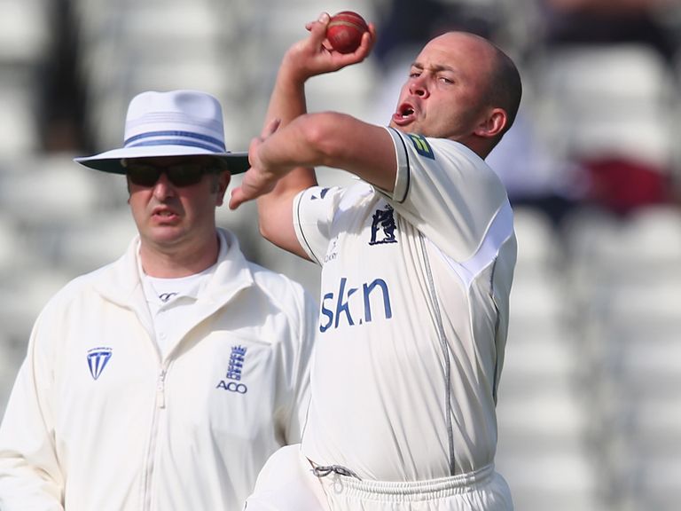 Jonathan Trott: Took a wicket for Warwickshire