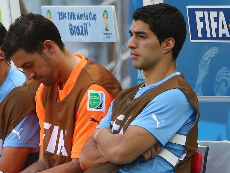 Suarez: Urged the Uruguay fans to stay calm
