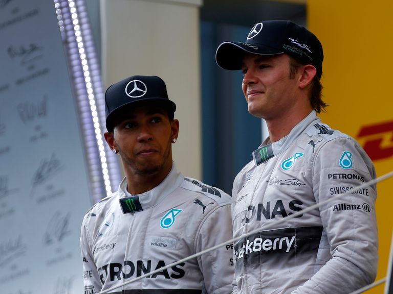 Hamilton and Rosberg are scrapping for the title