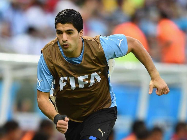 Luis Suarez: Could start for Uruguay