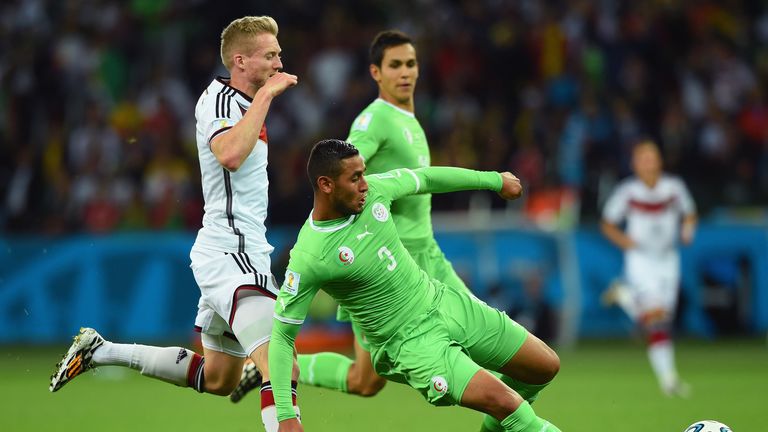 Algeria's Faouzi Ghoulam stood out during Monday night's pulsating game in Porto Alegre