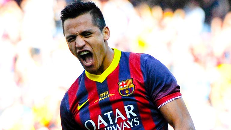 Sanchez: 39 goals in 88 league games for Barca