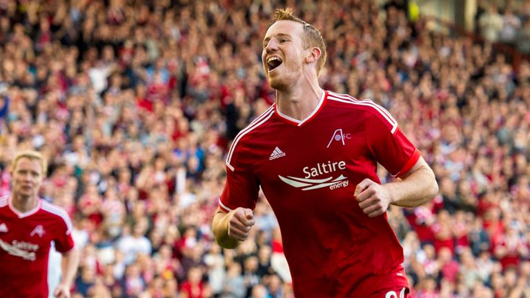 Adam Rooney: Scored twice on the night at Pittodrie