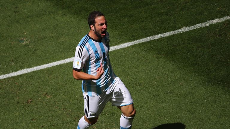 Gonzalo Higuain: Scored winner for Argentina