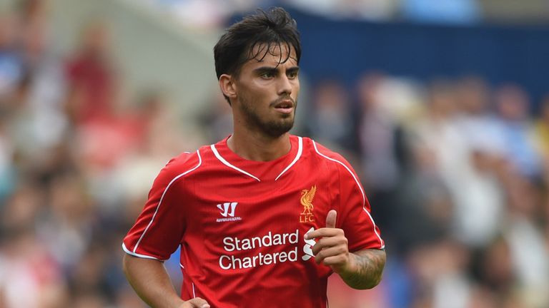 Suso began his career at Liverpool in 2012