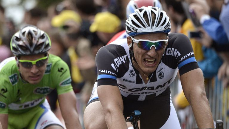 Kittel was made to work hard for his third win of the race