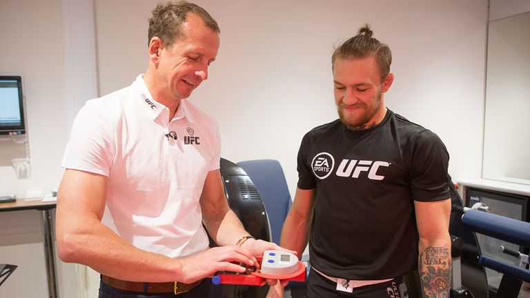 Conor McGregor worked with Professor Greg Whyte as a part of the research