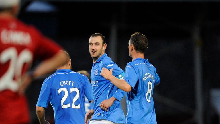Mackay: Celebrates goal