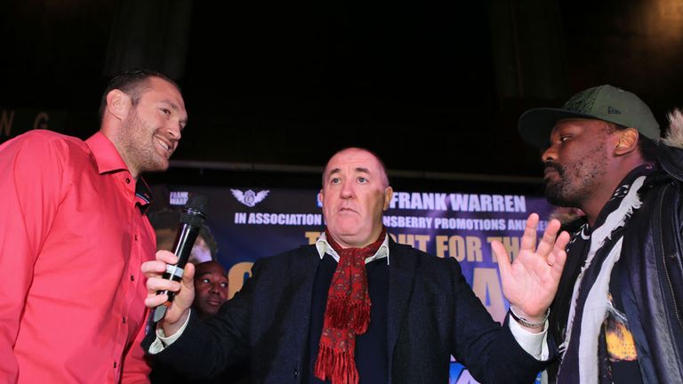 Tyson Fury and Dereck Chisora go head-to-head to promote their July 26 rematch