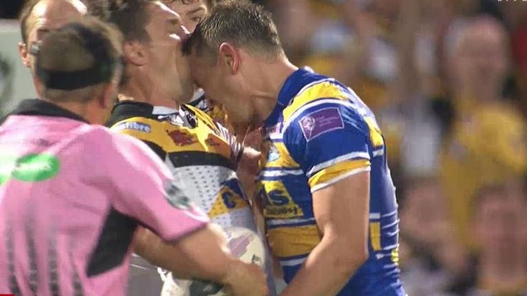 Kevin Sinfield: Sent off for the first time in his career in Thursday's 24-24 draw