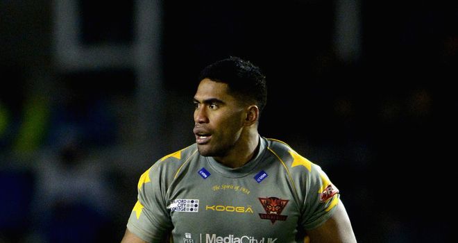 Lama Tasi: Will lose his ever-present for Salford this weekend