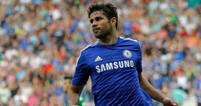 Diego Costa seems to have impressed his new team mates