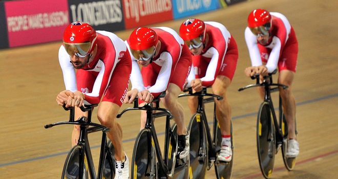 England claimed silver in the men's team pursuit in Glasgow