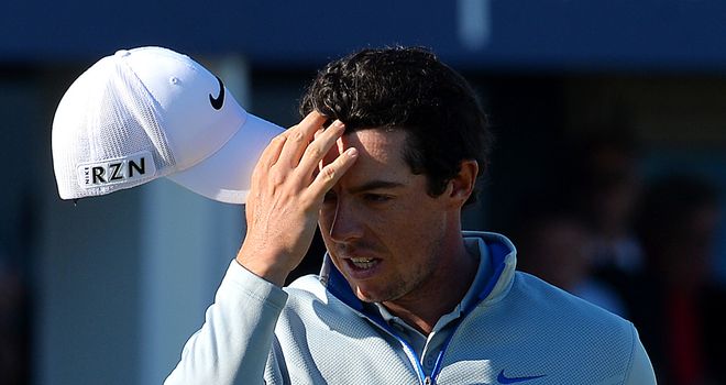 Rory McIlroy: Had another Friday to forget after a 78 at Royal Aberdeen
