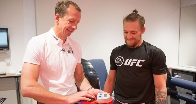 Conor McGregor worked with Professor Greg Whyte as a part of the research