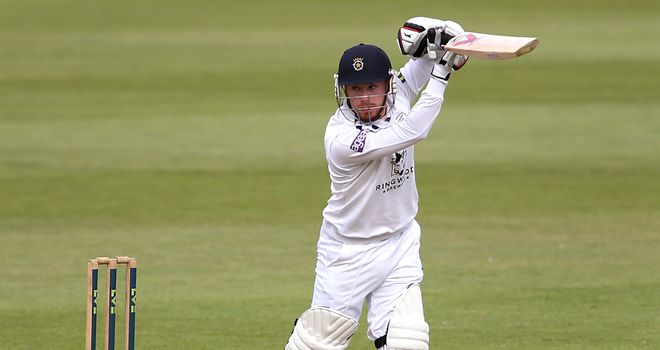 Adam Wheater: Hampshire wicketkeeper hit century against his former county Essex
